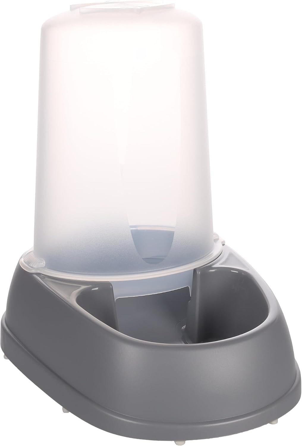 Distributeur automatique par gravité Flamingo Raja 2,5 L de couleur grise avec réservoir translucide