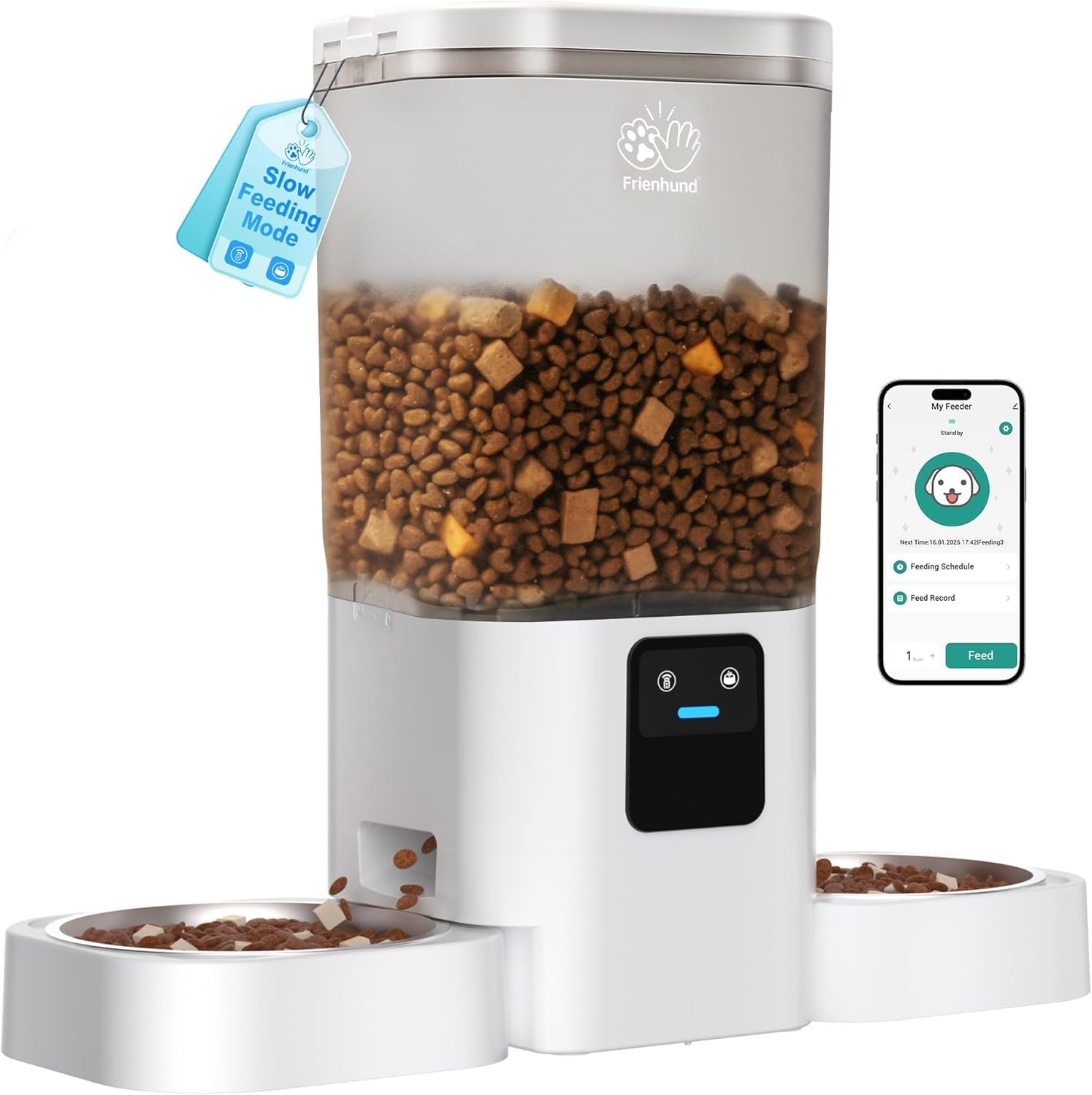 Vue globale du distributeur automatique double Frienhund de 7 litres