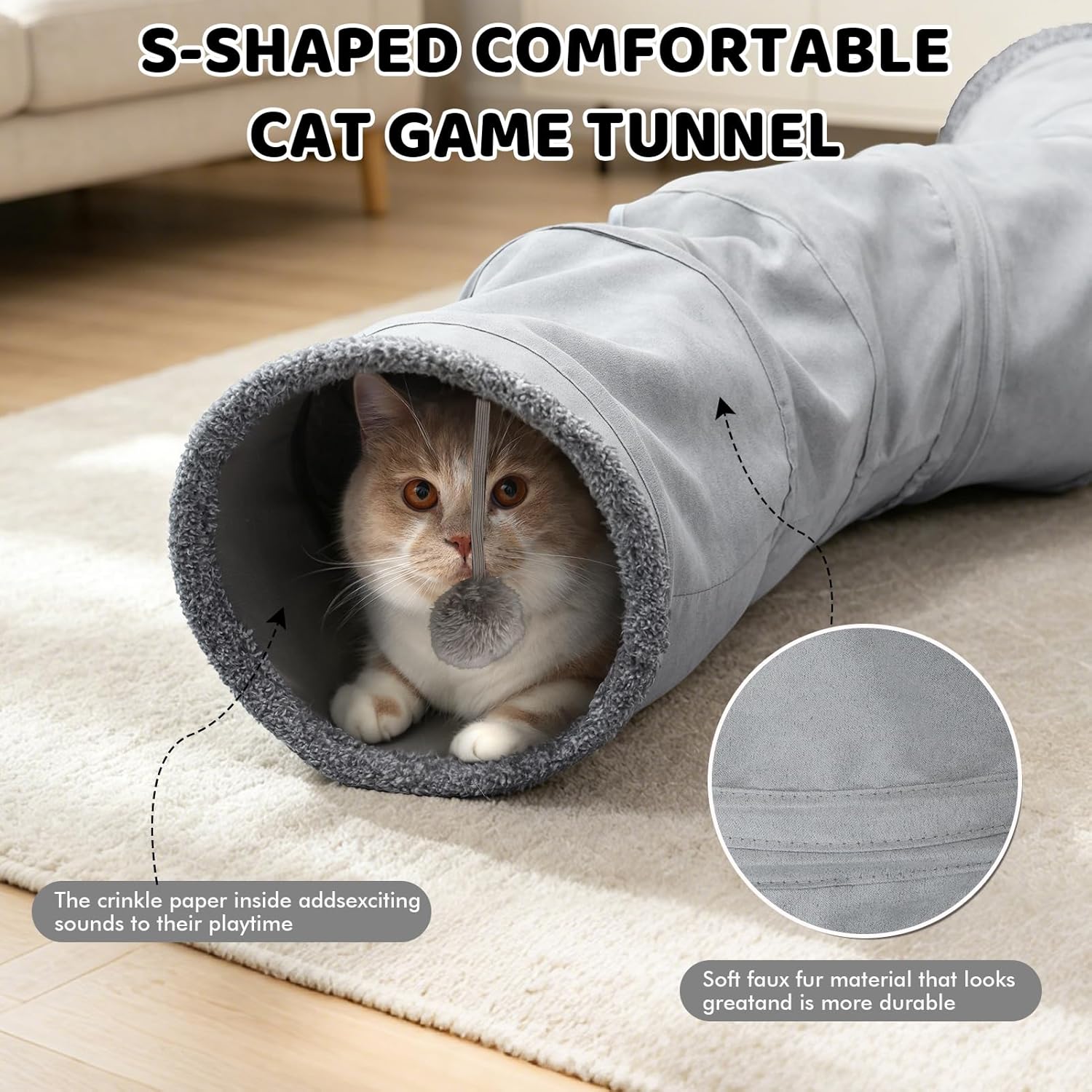 Chat sortant du tunnel bruissant XIAPIA